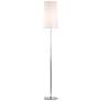 PageOne Sleeker 62.5" High Modern LED Chrome Finish Floor Lamp