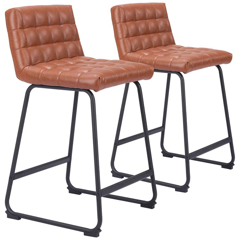 Image 1 Pago Counter Stool (Set of 2) Brown