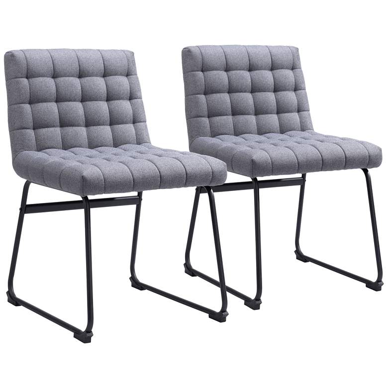 Image 1 Pago Dining Chair (Set of 2) Gray
