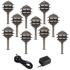 Pagoda 12-Piece Complete Outdoor LED Landscape Lighting Set