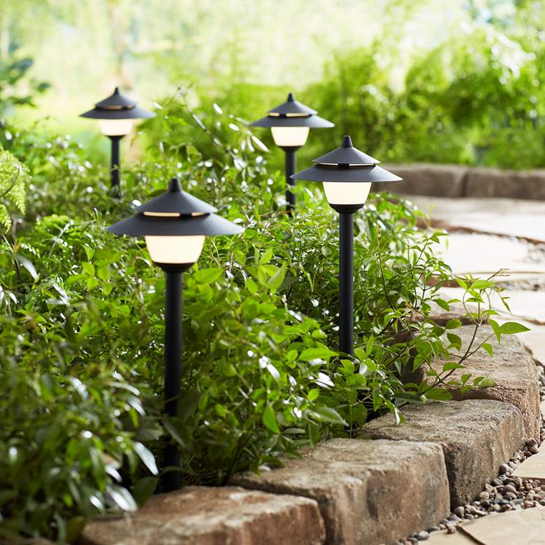 Image 7 Pagoda 15" High Low Voltage LED Landscape Light more views