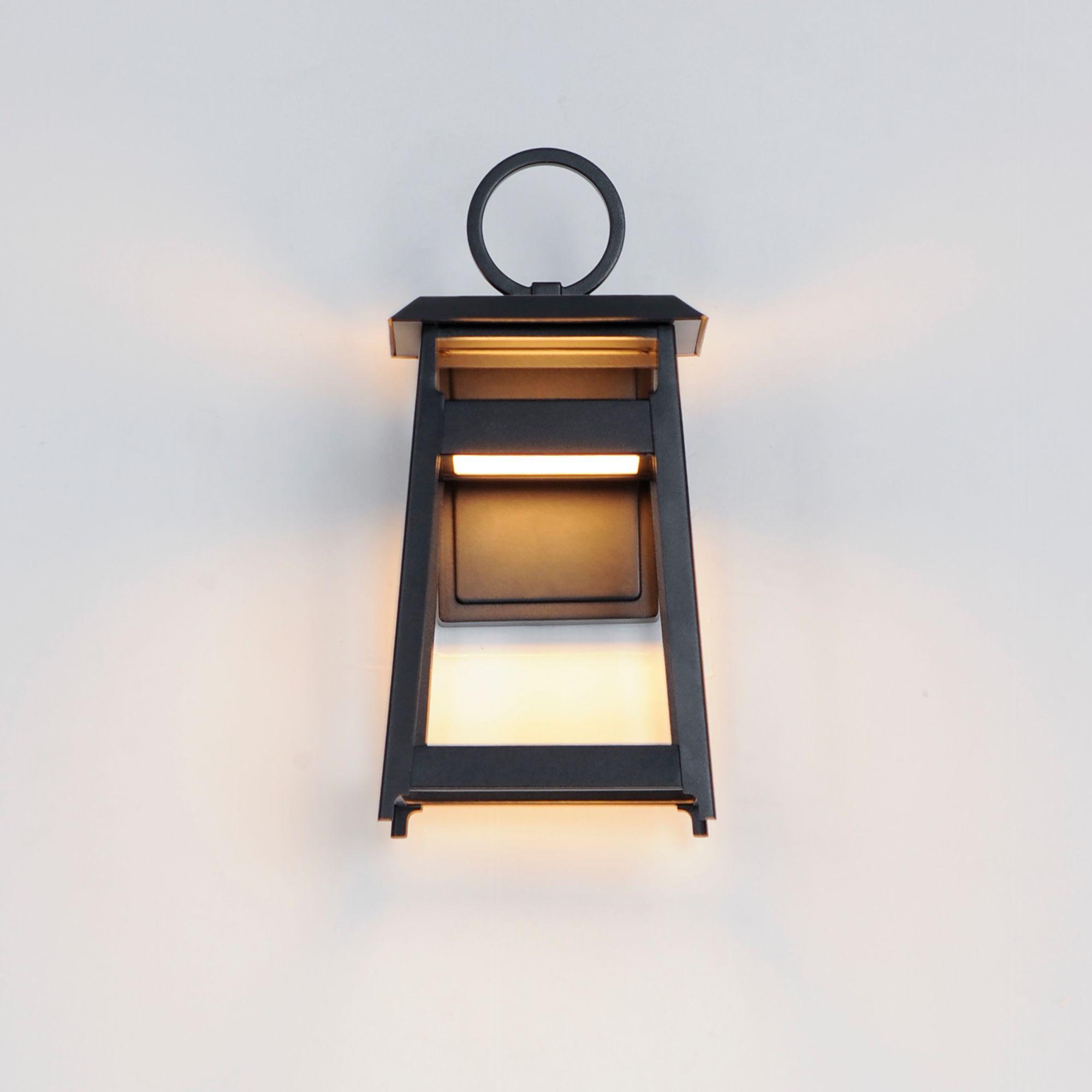 Image 2 Pagoda LED Outdoor Sconce - Black more views