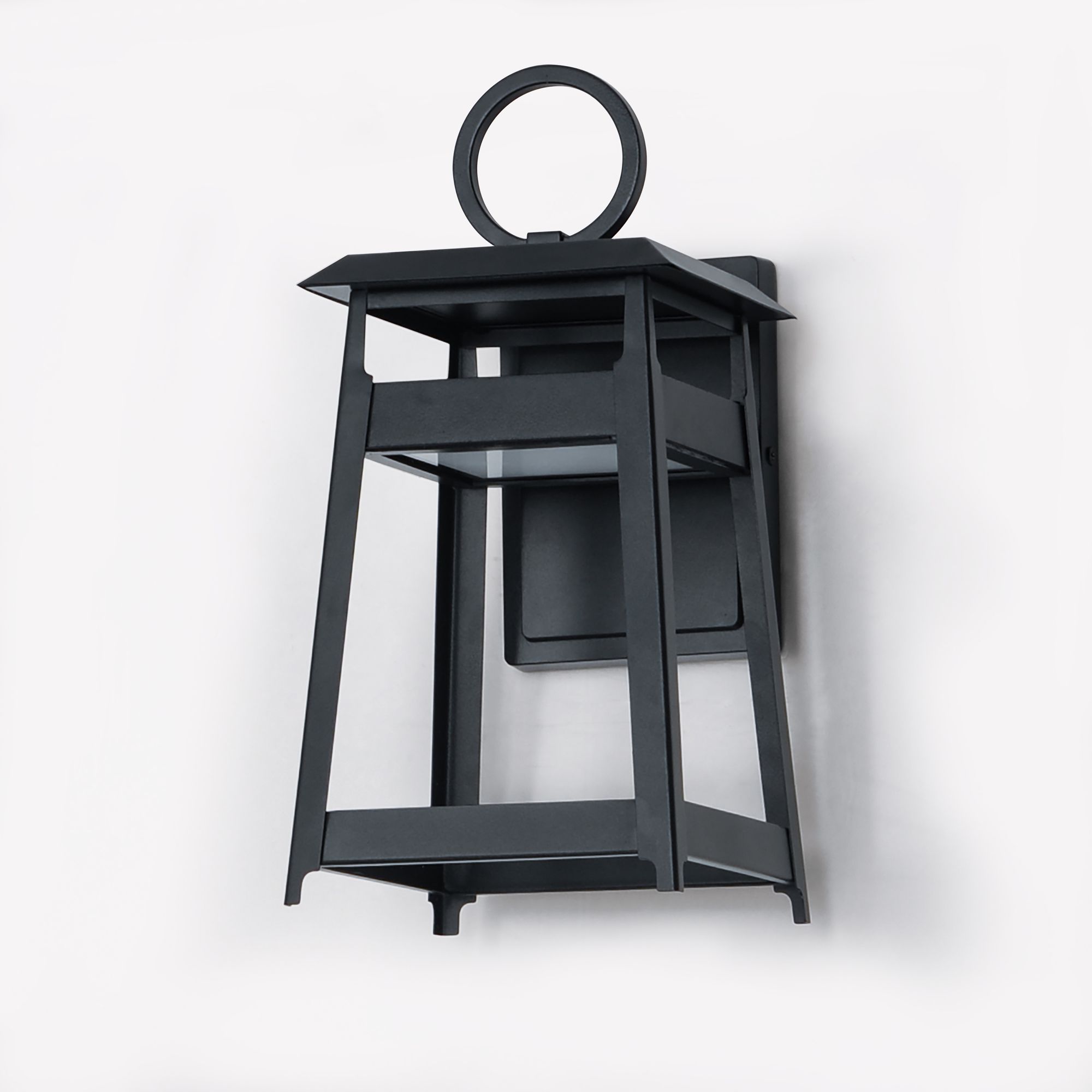 Image 4 Pagoda LED Outdoor Sconce - Black more views