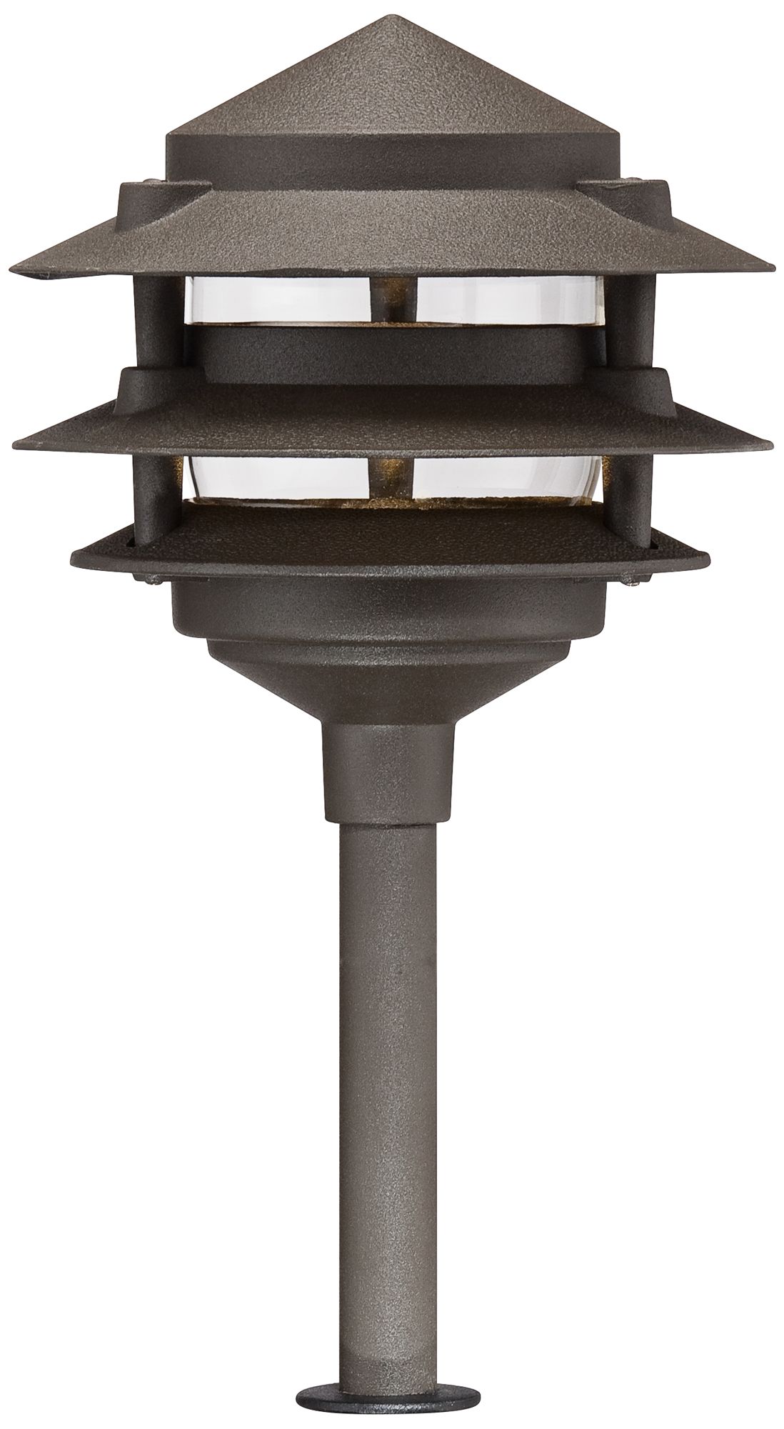 Image 2 Pagoda-Spotlight Bronze 8-Piece LED Landscape Light Kit Set more views