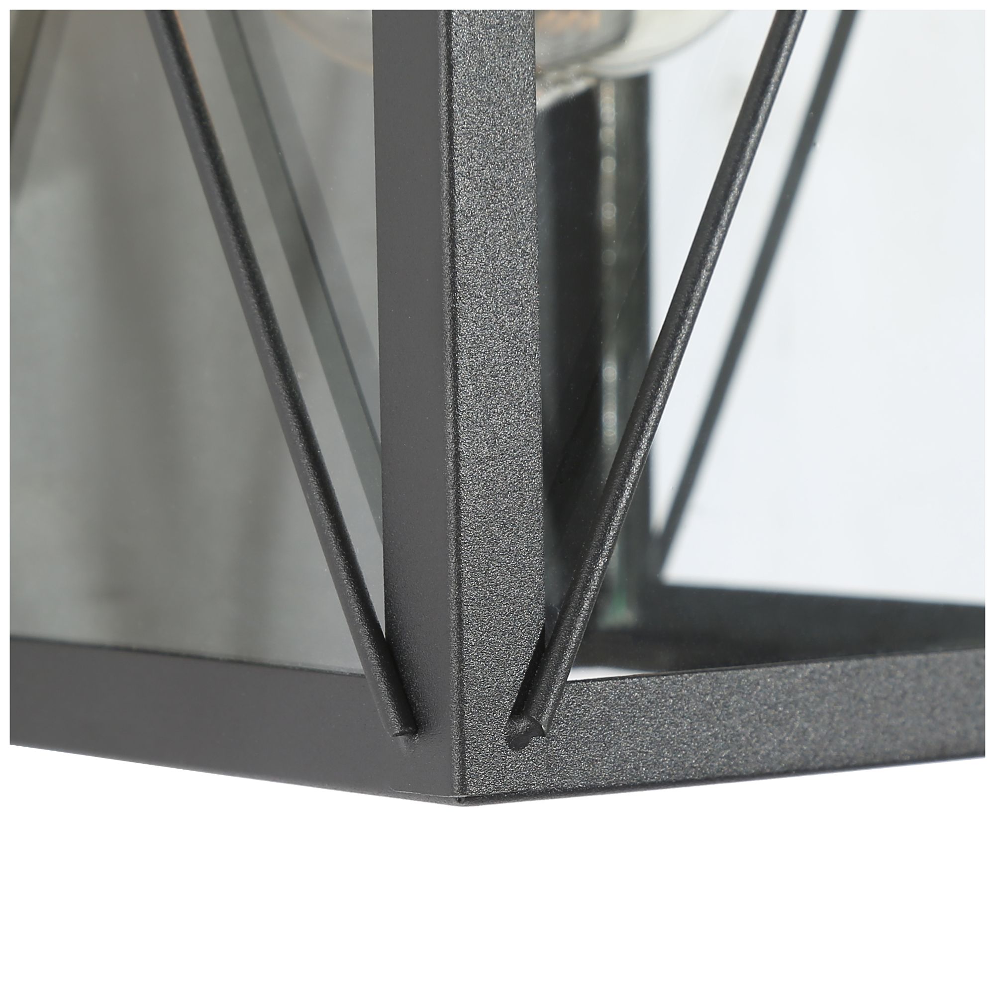 Image 4 Pahcy 11.8" High Black Glass Outdoor Wall Light more views