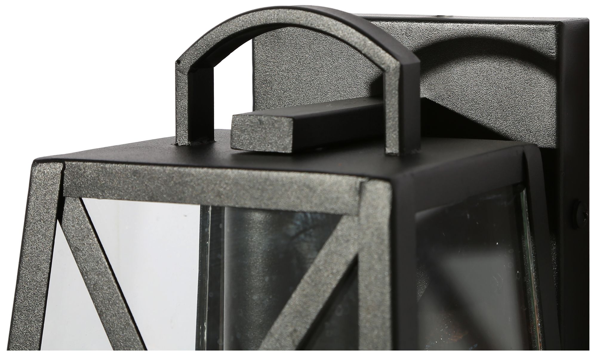 Image 2 Pahcy 8.7" High Black Glass Outdoor Wall Light more views