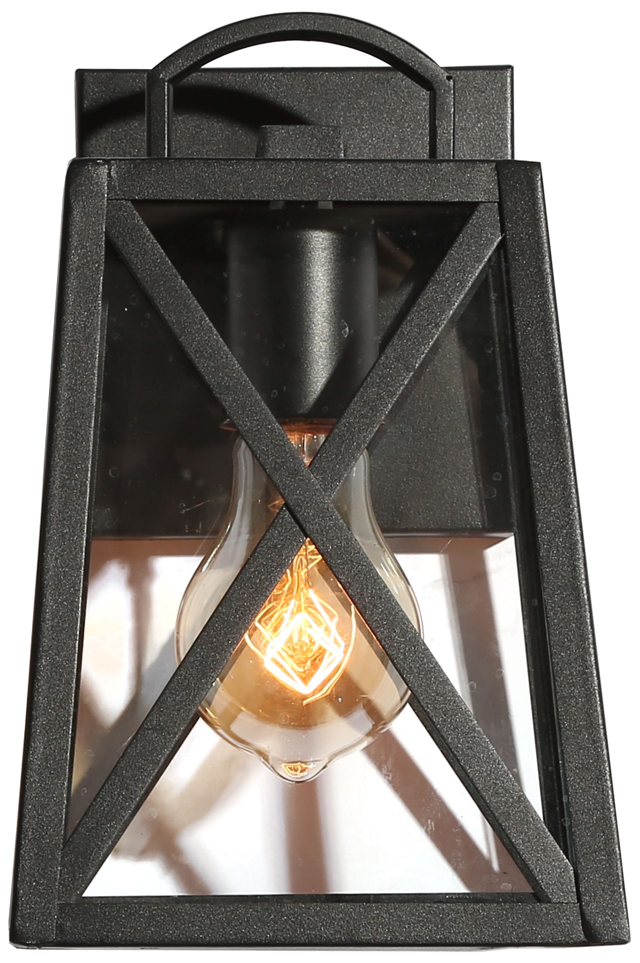 Image 3 Pahcy 8.7" High Black Glass Outdoor Wall Light more views