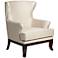 Paige Mandarin Wheat Upholstered Wingback Chair