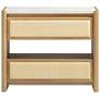 1_Paige Natural Oak 2-Drawer Nightstand