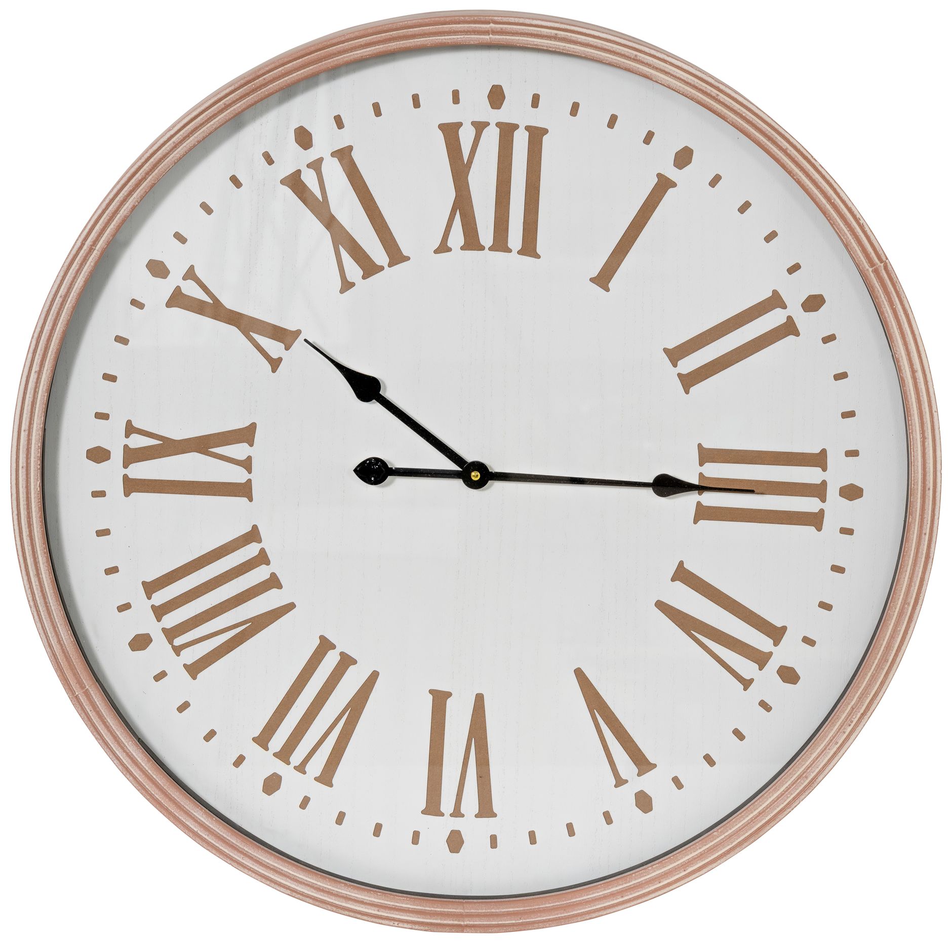Paige Natural Wall Clock - #DR756 | Lamps Plus