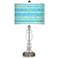 Paint Drips Giclee Apothecary Clear Glass Table Lamp