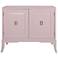 Painted Blush 40" Wide 2-Door Wood Accent Chest