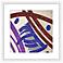 Painted Pattern II 17 1/2" Square Framed Wall Art