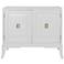 Painted White 40" Wide 2-Door Wood Accent Chest