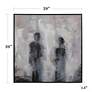 7_Painting II 39.37"W x 39.37"H Multi Color Framed Canvas Wall Art more views