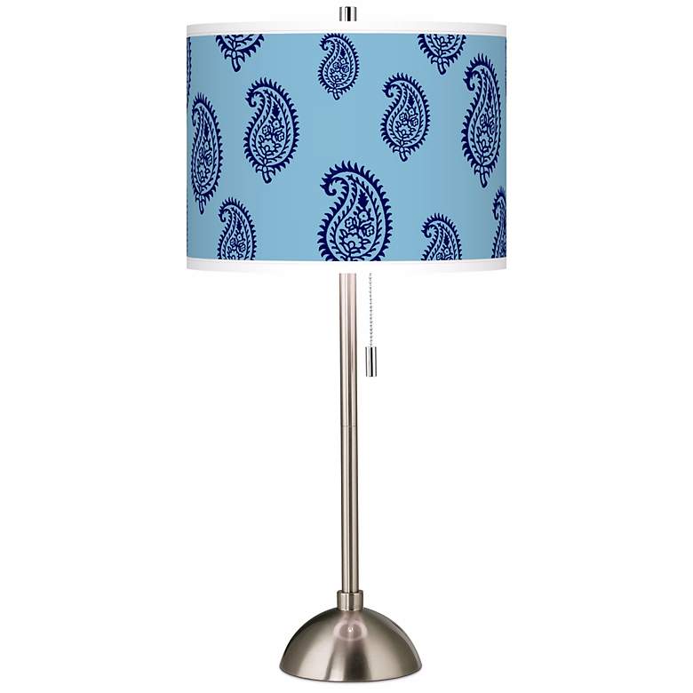 Image 1 Paisley Rain Giclee Contemporary Table Lamp