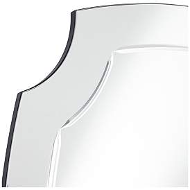 Image4 of Pajaro Black 27 1/2" x 39 1/2" Oval Cut Wall Mirror more views