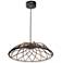 Pakuna 20" Wide Black LED Pendant