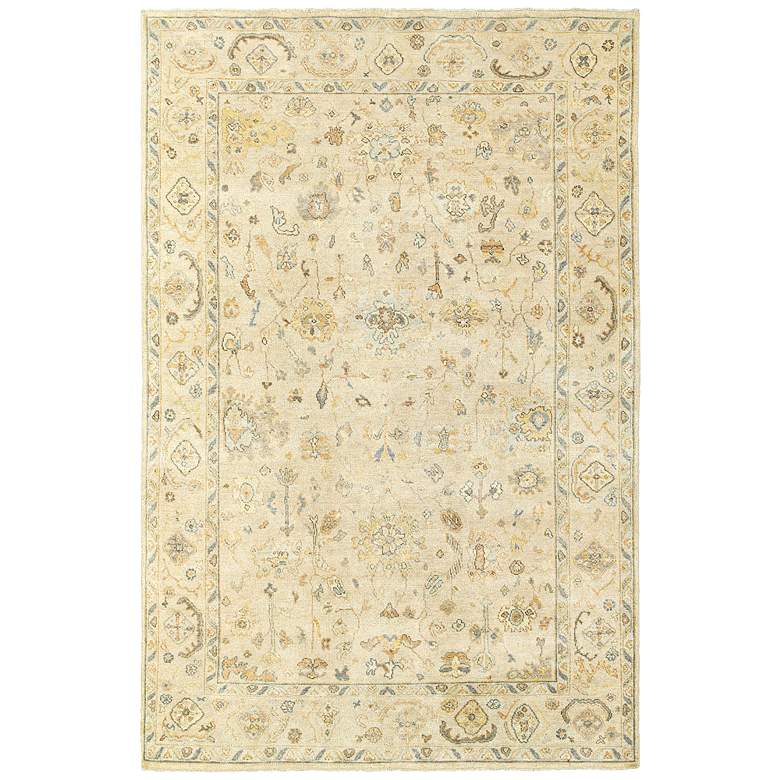 Image 1 Palace 10301 6&#39;x9&#39; Beige and Gray Indoor-Outdoor Area Rug