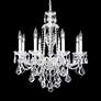 Palace Ice 25" Wide Silver 8-Light Crystal Dining Chandelier