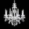 Palace Ice 25" Wide Silver 8-Light Crystal Dining Chandelier