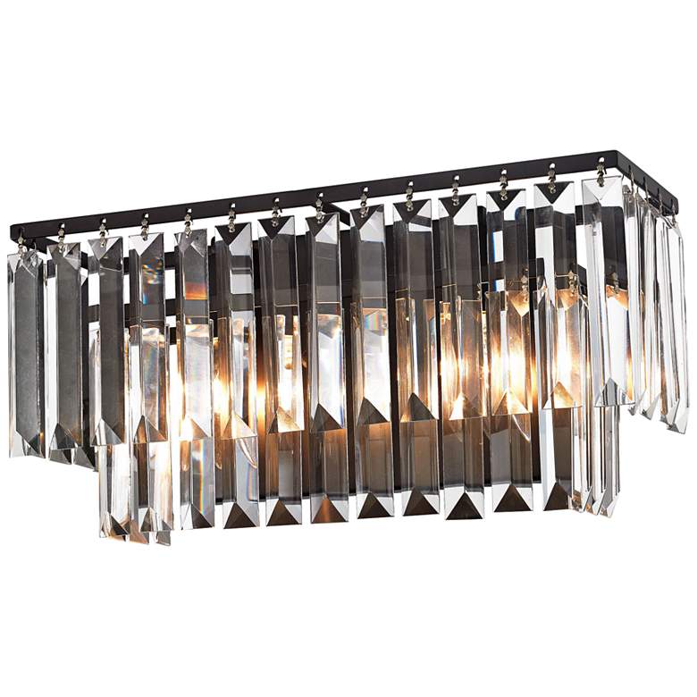 Image 1 Palacial 15" Wide Oil Rubbed Bronze Vanity Bath Light