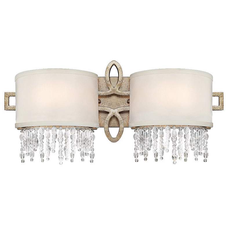 Image 1 Palais Gold Dust 2-Light 18 1/2 inch Wide Savoy House Sconce