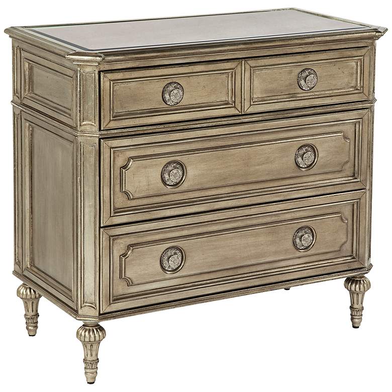 Image 1 Palazzina Champagne Silver 3-Drawer Hall Chest