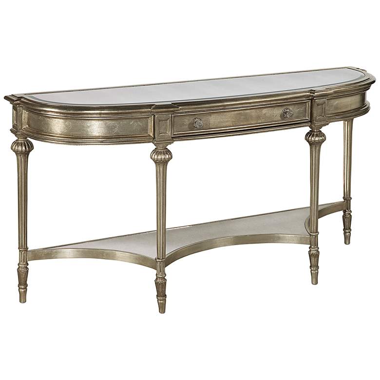 Image 1 Palazzina Champagne Silver Wood Console Table