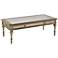 Palazzina Champagne Silver Wood Rectangle Cocktail Table