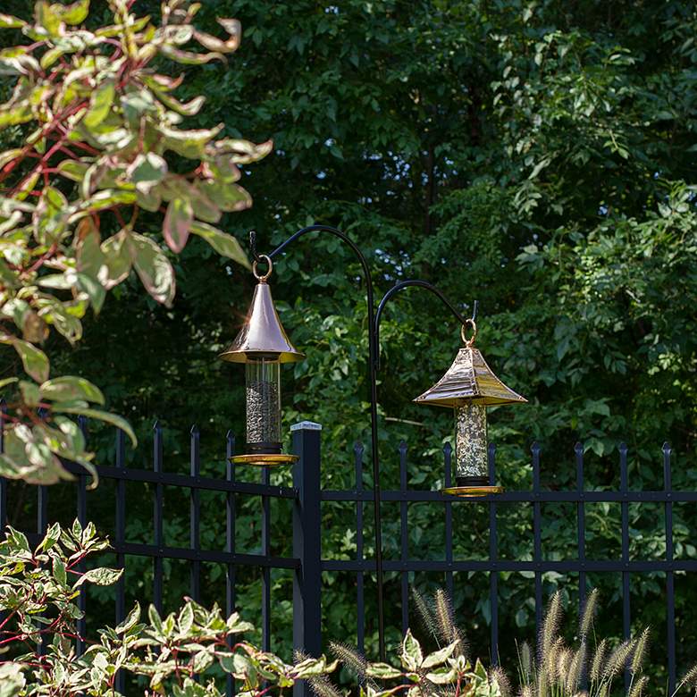 Image 5 Palazzo Polished Copper Bird Feeder more views