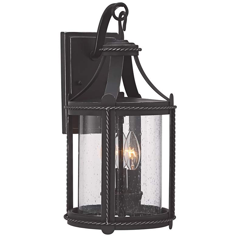 Image 1 Palencia 17 1/4"H Artisan Pardo Wash Outdoor Wall Lantern
