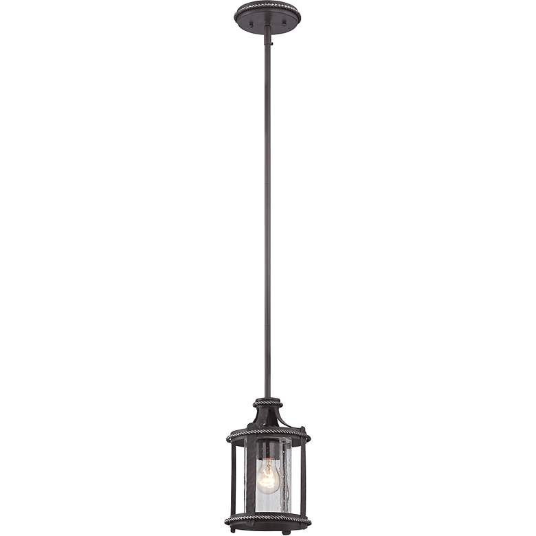 Image 2 Palencia 6 1/2 inchW Pardo Wash Mini Pendant Light