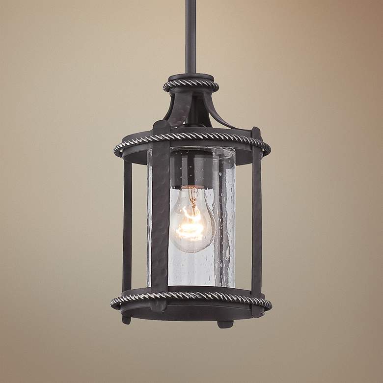 Image 1 Palencia 6 1/2"W Pardo Wash Mini Pendant Light