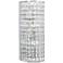 Palermo 16" High Chrome and Crystal Wall Sconce