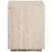 Palermo 18" Wide Cream Travertine Square End Table