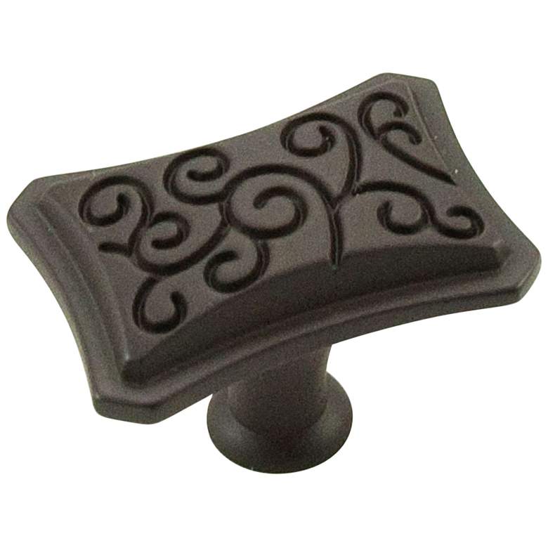 Image 1 Palermo Oil-Rubbed Bronze 1 3/4"W Rectangular Cabinet Knob