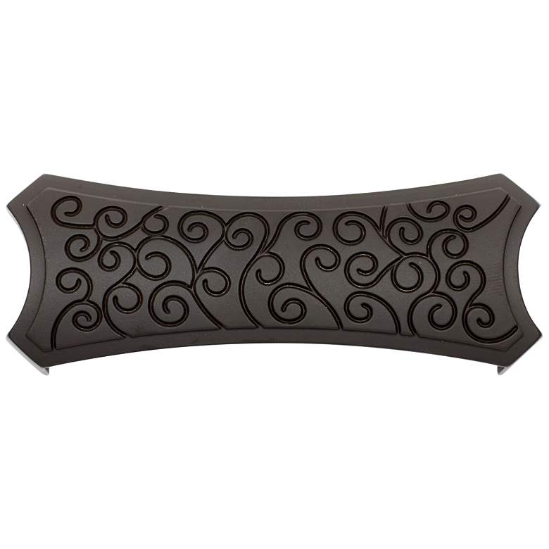 Image 1 Palermo Oil-Rubbed Bronze 5" Wide Rectangular Cup Pull