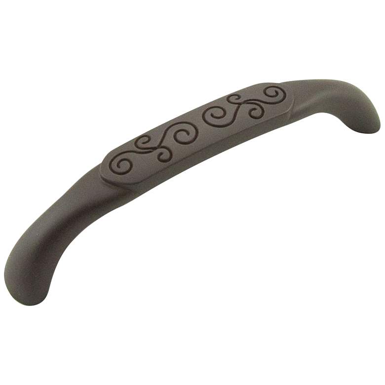 Image 1 Palermo Oil-Rubbed Bronze Metal 5 1/2" Wide Cabinet Pull