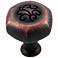 Palermo Valencia Bronze 1 1/4" Wide Hexagon Cabinet Knob