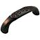 Palermo Valencia Bronze Metal 3 1/2" Wide Cabinet Pull