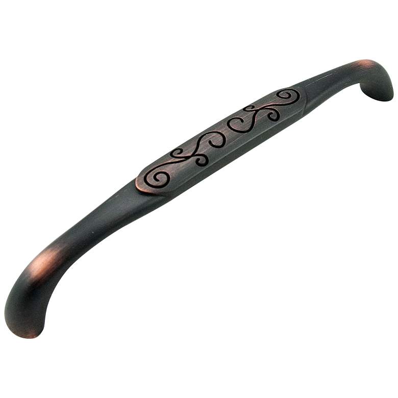 Image 1 Palermo Valencia Bronze Metal 8 1/2" Wide Cabinet Pull