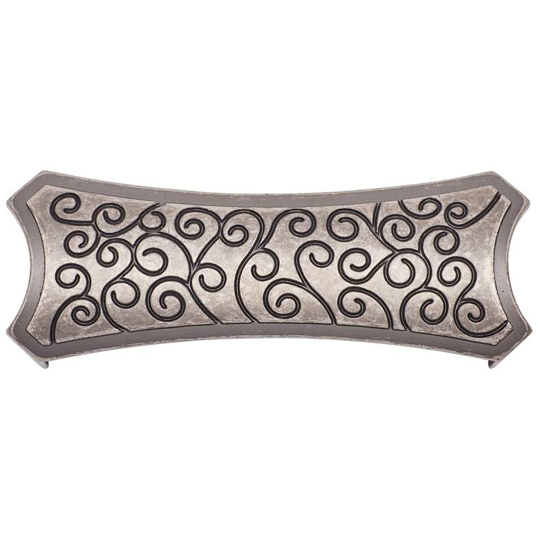 Image 1 Palermo Weathered Nickel 5" Wide Rectangular Cup Pull
