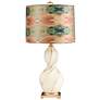 2_Palette Knife 33" High Ivory Ceramic Twist Table Lamp