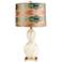 Palette Knife 33" High Ivory Ceramic Twist Table Lamp