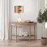 5_Palette Knife 33" High Ivory Ceramic Twist Table Lamp more views