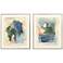 Palette Map II 21"W x 25"H Framed Art Set of 2