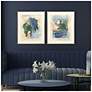 4_Palette Map II 21"W x 25"H Framed Art Set of 2 more views