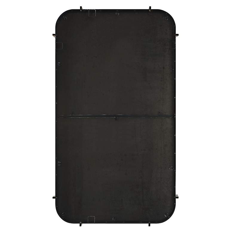 Image 6 Pali Black 27 1/4" x 47 1/2" Rectangular Wall Mirror more views