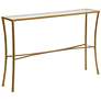 1_Palin Antique Gold Glass Top Console Table